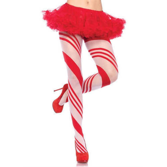 Leg Avenue - Spandex Sheer Candy Striped Pantyhose - Picture 1 of 1